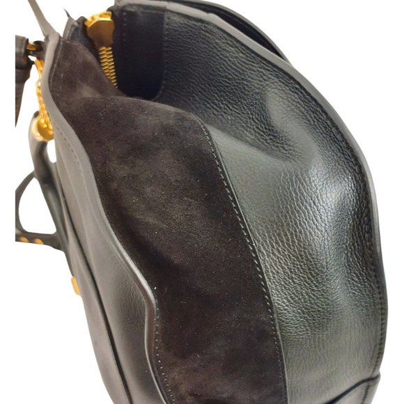 Chloe Goldie Medium Black Leather Shoulder Bag - Picture 5 of 16